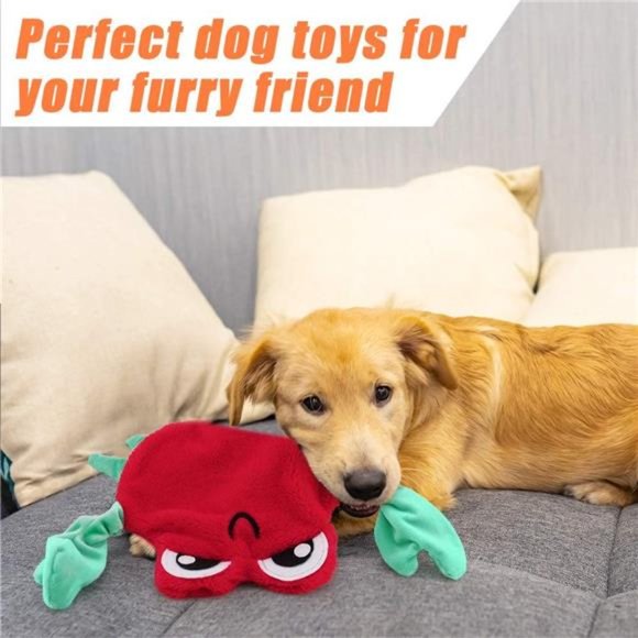 Dog Toys No Stuffing, 5 Pack Dog Squeaky Toys Durable Dog Chew Toy Set - Picture 6 of 7